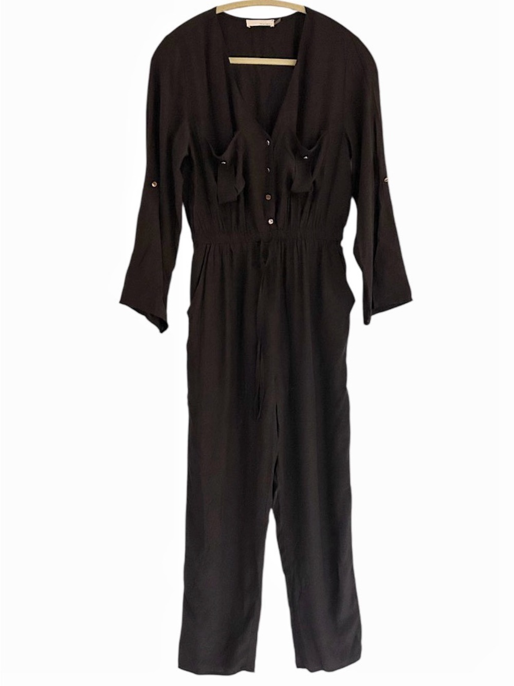 Heatherly Junpsuit Size Small Black Stitch Fix